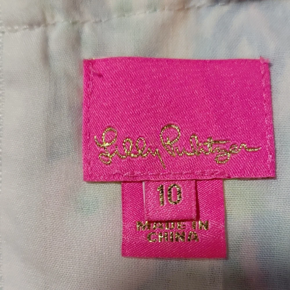 Lilly Pulitzer Kids Floral Dress - Pink, Blue, Green - Picture 3 of 3